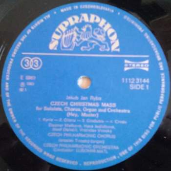 The Czech Philharmonic Orchestra: Česká Mše Vánoční = Czech Christmas Mass