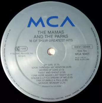 The Mamas & The Papas: 16 Of Their Greatest Hits