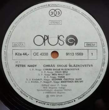 Peter Nagy: Chráň Svoje Bláznovstvá