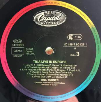 Tina Turner: Tina Live In Europe