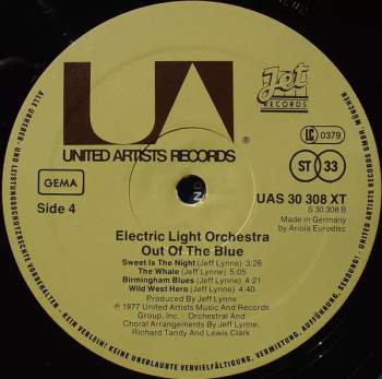 Electric Light Orchestra: Out Of The Blue