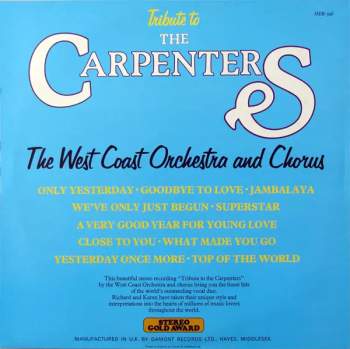 The West Coast Orchestra And Chorus: Tribute To The Carpenters