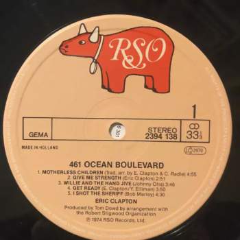 Eric Clapton: 461 Ocean Boulevard