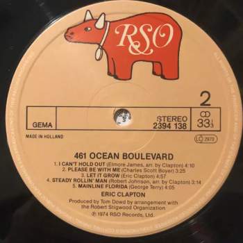 Eric Clapton: 461 Ocean Boulevard