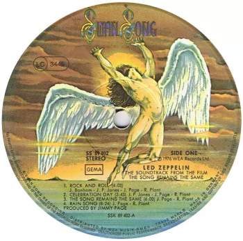 Led Zeppelin: The Soundtrack From The Film The Song Remains The Same