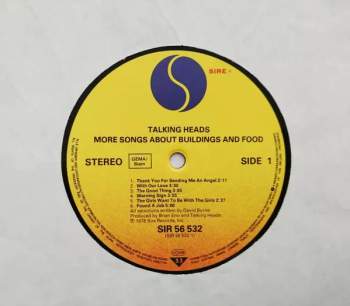 Talking Heads: More Songs About Buildings And Food
