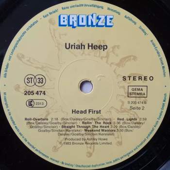 Uriah Heep: Head First