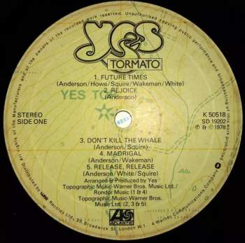 Yes: Tormato
