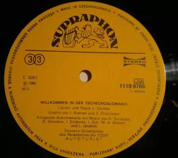 Various: Willkommen In Der Tschechoslowakei