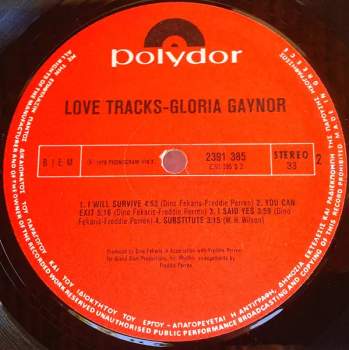 Gloria Gaynor: Love Tracks