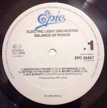 Electric Light Orchestra: Balance Of Power