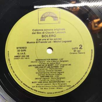 Francis Lai: Bolero (Colonna Sonora Originale)