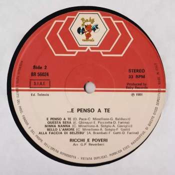 Ricchi E Poveri: ...E Penso A Te