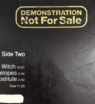 Frank Zappa: Ship Arriving Too Late To Save A Drowning Witch