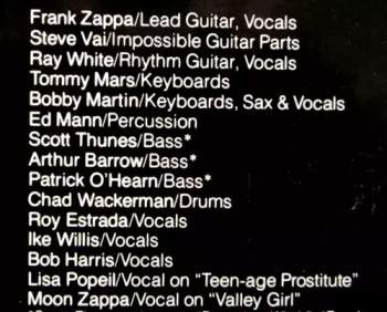 Frank Zappa: Ship Arriving Too Late To Save A Drowning Witch