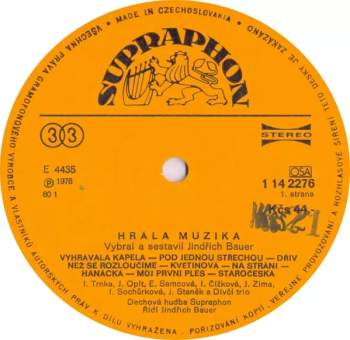 Dechová Hudba Supraphon: Hrála Muzika