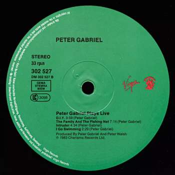 Peter Gabriel: Plays Live