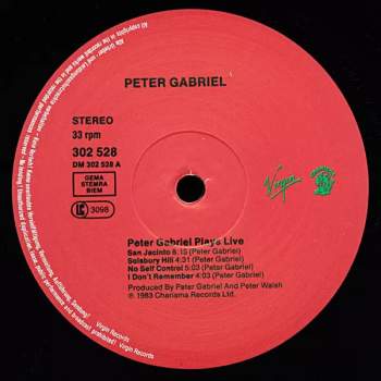 Peter Gabriel: Plays Live