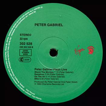 Peter Gabriel: Plays Live