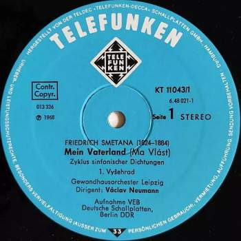 Bedřich Smetana: Má Vlast = Mein Vaterland = My Country (Gesamtaufnahme = Complete Recording)
