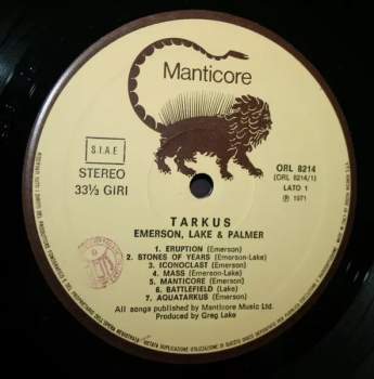 Lake & Palmer Emerson: Tarkus