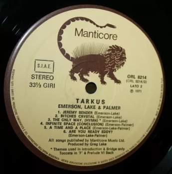 Lake & Palmer Emerson: Tarkus