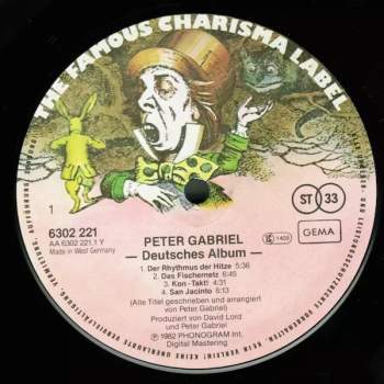 Peter Gabriel: Deutsches Album