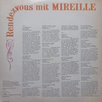 Mireille Mathieu: Rendezvous Mit Mireille