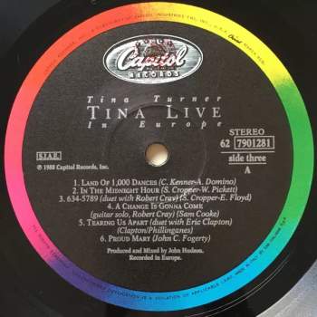 Tina Turner: Tina Live In Europe