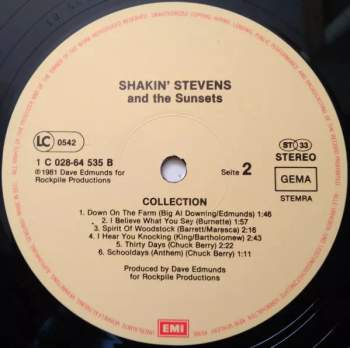 Shakin' Stevens And The Sunsets: Collection