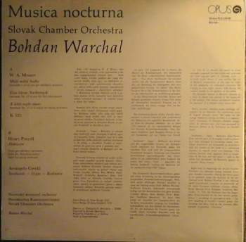 Wolfgang Amadeus Mozart: Musica Nocturna