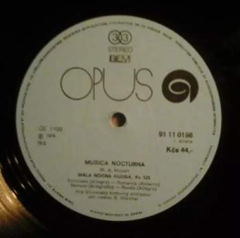 Wolfgang Amadeus Mozart: Musica Nocturna