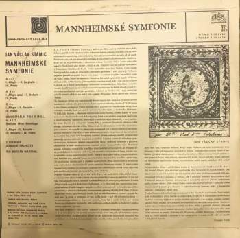 Jan Václav Antonín Stamic: Mannheimské Symfonie