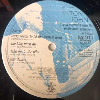 Elton John: Live In Australia