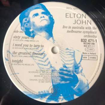 Elton John: Live In Australia