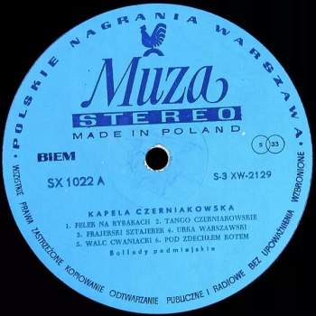 Kapela Czerniakowska: Tango Czerniakowskie (Ballady Podmiejskie)