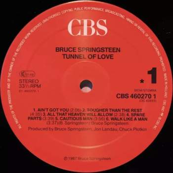 Bruce Springsteen: Tunnel Of Love