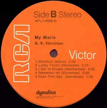 B.W. Stevenson: My Maria