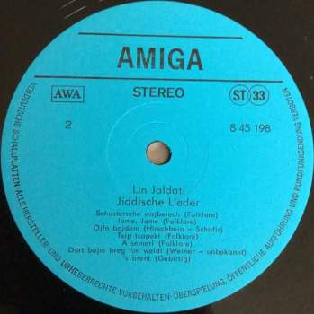 Lin Jaldati: Jiddische Lieder