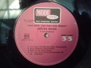 Count Basie Orchestra: Not Now, I'll Tell You When