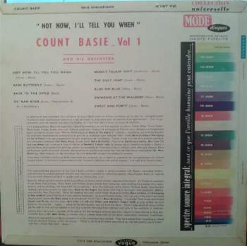 Count Basie Orchestra: Not Now, I'll Tell You When