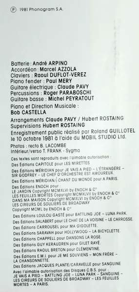 Yves Montand: Olympia "81"
