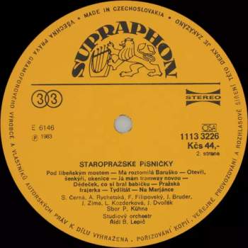 Various: Staropražské Písničky