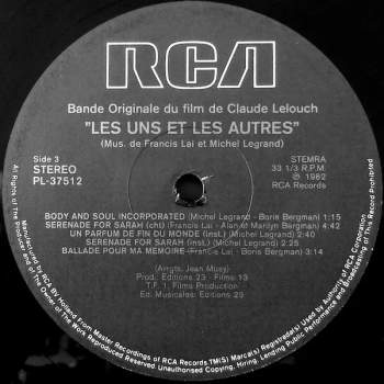 Francis Lai: Les Uns Et Les Autres (Bande Originale Du Film)