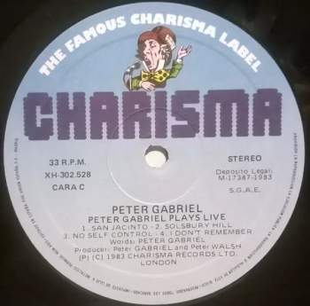 Peter Gabriel: Plays Live