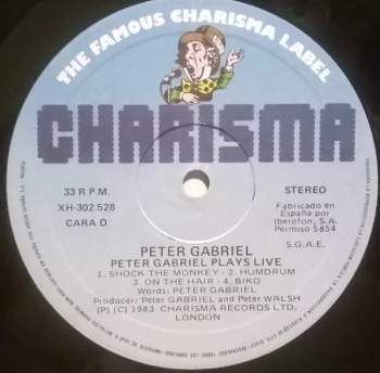 Peter Gabriel: Plays Live