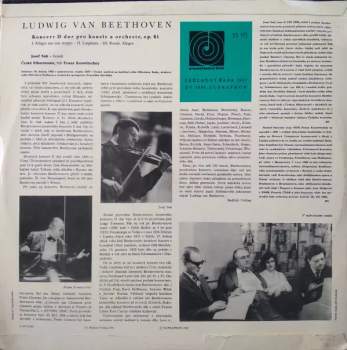 The Czech Philharmonic Orchestra: Koncert D Dur Pro Housle A Orchestr, Op. 61