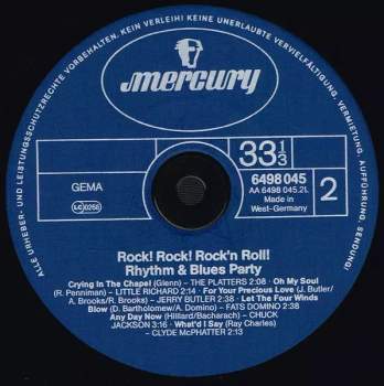 Various: Rock! Rock! Rock 'N' Roll! Rhythm & Blues Party