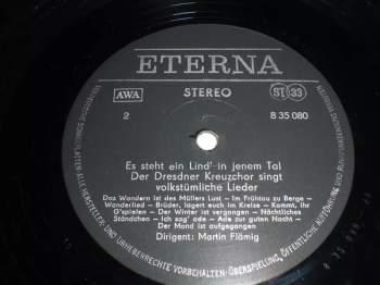 Dresdner Kreuzchor: Es Steht Ein Lind' In Jenem Tal - Der Dresdner Kreuzchor Singt Volkstümliche Lieder
