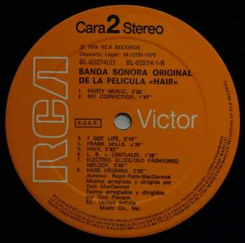 Galt MacDermot: Hair (Banda Sonora Original De La Pelicula)